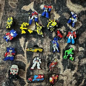 Transformers Shoe Charms Set